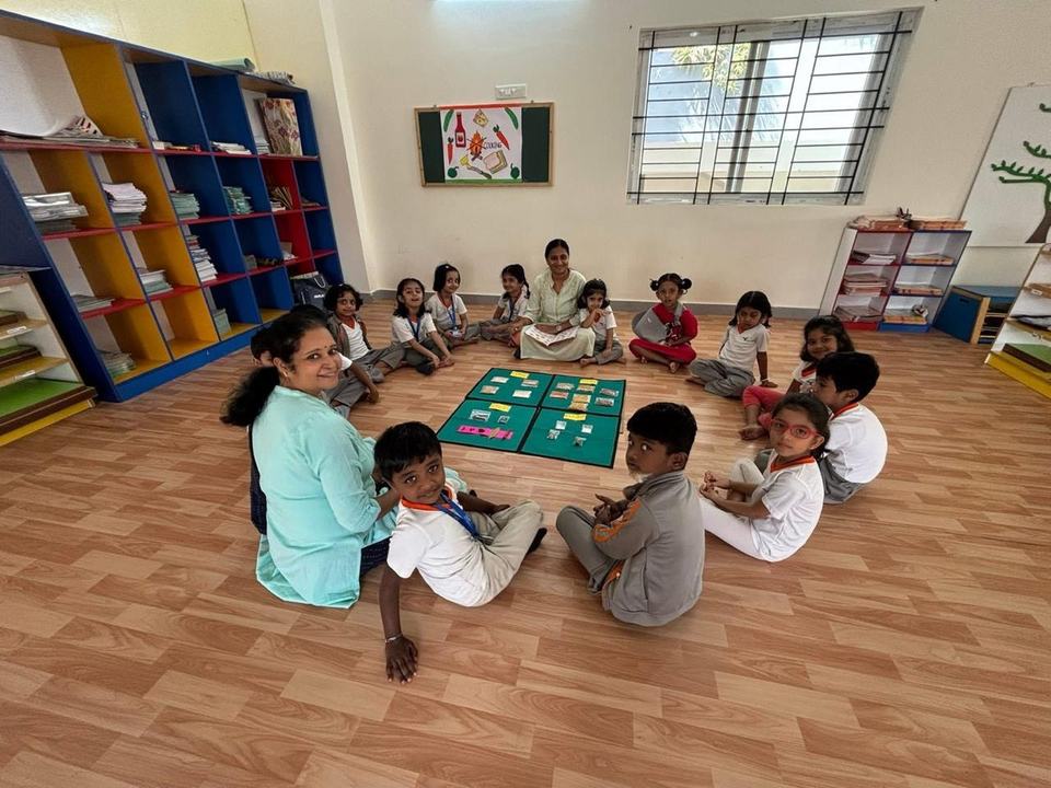 Circle time in the classroom