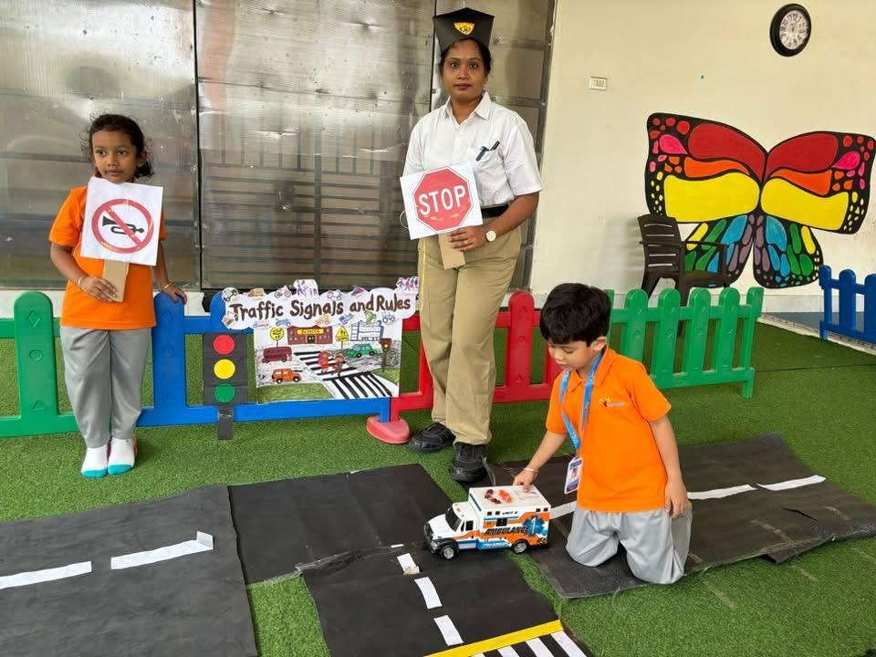 Learning traffic rules with a toy ambulance